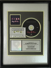 Boyz II Men Christmas Interpretations RIAA Platinum Album Award