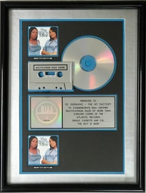 Brandy and Monica "The Boy Is Mine" RIAA 2x Multi-Platinum Single Award