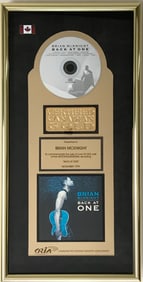 Brian McKnight Back At One CRIA Gold Award to Brian McKnight - RARE