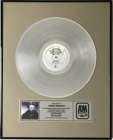 Bryan Adams Reckless A&M Records Award
