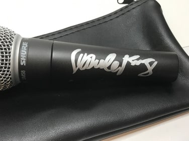 Carole King & Sarah Bareilles Signed Microphone w/BAS LOA
