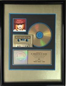 Cyndi Lauper Twelve Deadly Cyns RIAA Gold Album Award
