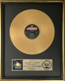 Def Leppard Pyromania RIAA Gold Album Award