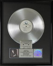 Don Henley Building The Perfect Beast RIAA Platinum Album Award