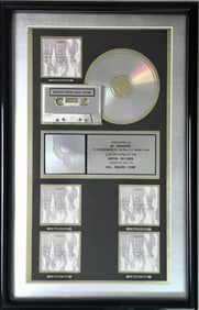 Eagles Hell Freezes Over RIAA 5x Multi-Platinum Album Award