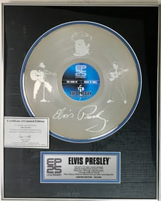 Elvis Presley Ltd Ed Record Collage (non-RIAA)