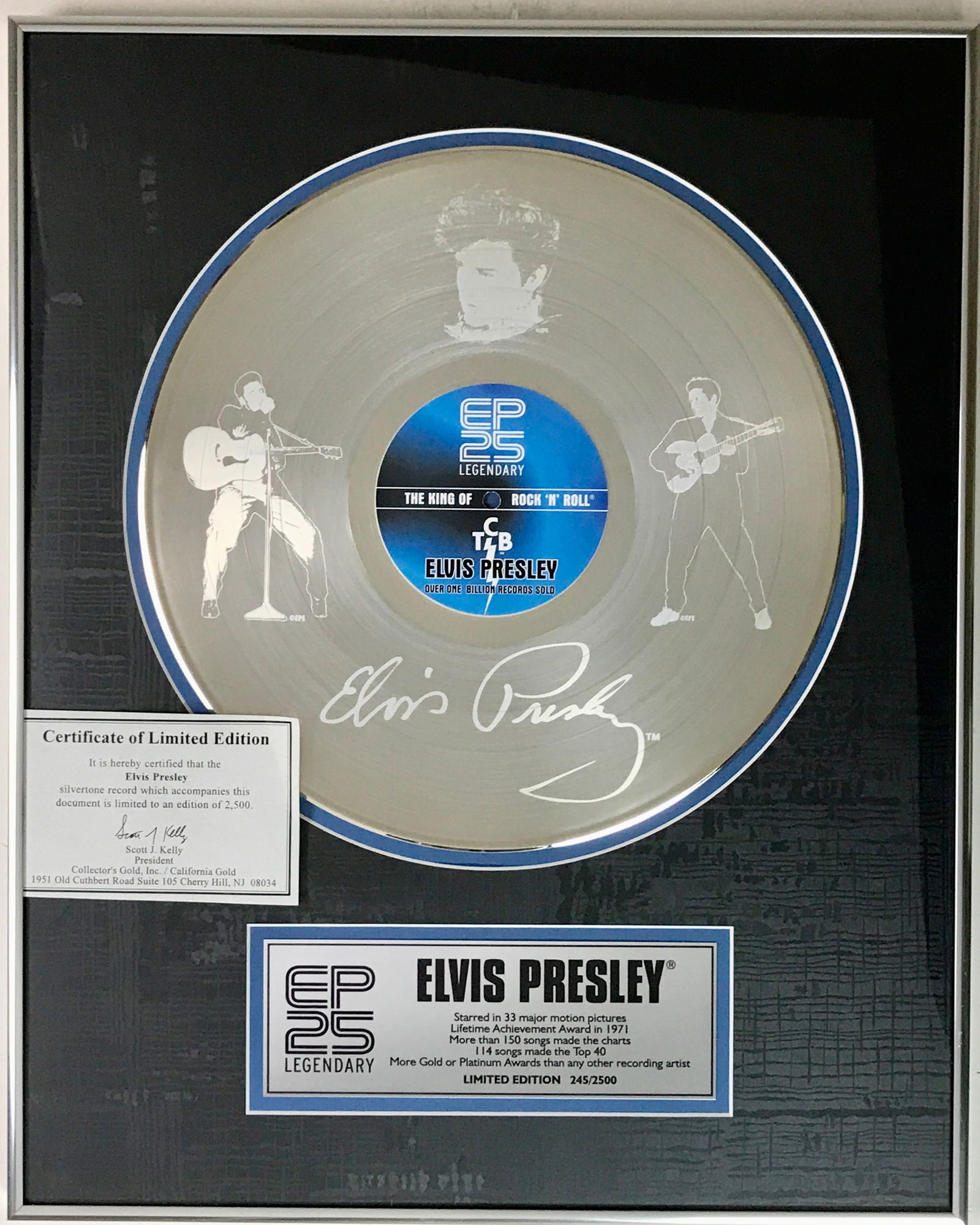 Elvis Presley Ltd Ed Record Collage (non-RIAA) (1 of 7)