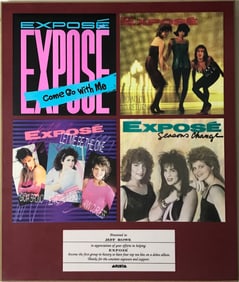 Expose Arista Records Promo Plaque