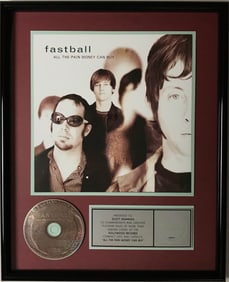 Fastball All The Pain Money Can Buy RIAA Award
