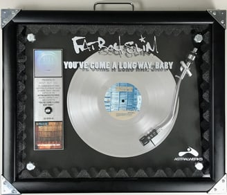 Fat Boy Slim You've Come A Long Way Baby RIAA Platinum Award