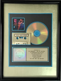 Foreigner The Very Best And Beyond RIAA Gold Album Award