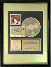 Gloria Estefan Christmas Through Your Eyes RIAA Gold Album Award