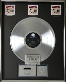 Guns N' Roses G N'R Lies RIAA 3x Multi-Platinum LP Award