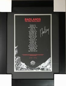 Halsey Signed Badlands Tour Poster