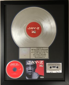 Jay-Z The Blueprint 2.1 RIAA 3x Multi-Platinum Album Award