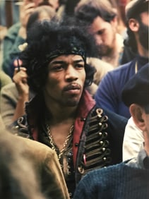 Jimi Hendrix Colin Beard-Signed #15/25 1967 Color Photo - RARE