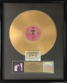 Joan Jett Up Your Alley RIAA Gold Album Award