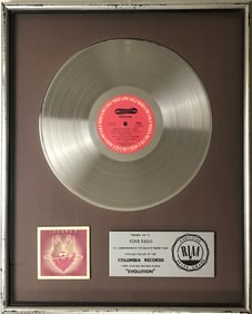 Journey Evolution RIAA Platinum Album Award