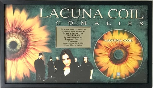 Lacuna Coil Comalies Century Media Records Award