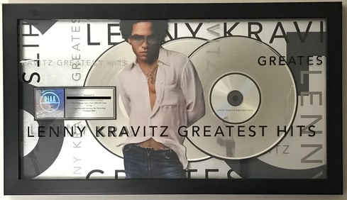 Lenny Kravitz Greatest Hits RIAA 3x Multi-Platinum Award, NEW sealed