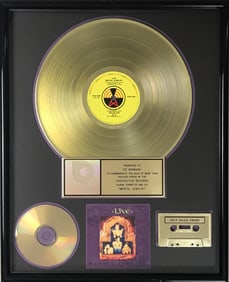 Live Mental Jewelry RIAA Gold Album Award