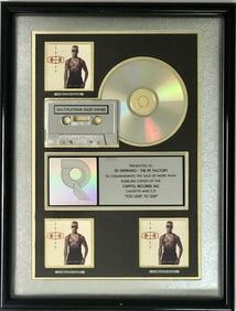 MC Hammer Too Legit To Quit RIAA 3x Multi-Platinum Album Award