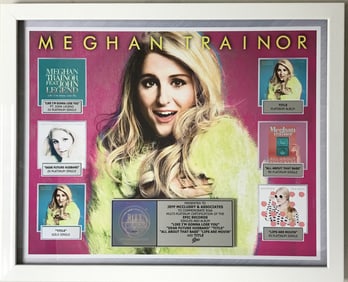 Meghan Trainor "All About That Bass" RIAA Multi-Platinum Award