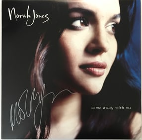 Norah Jones Come Away With Me Album signed by Jones w/BAS COA