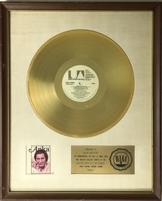Paul Anka - Anka RIAA Gold LP Award - RARE