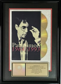 Paul Simon 1964/1993 RIAA Gold Album Award