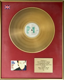 Paul Young From Time To Time: The Singles Collection Columbia Records UK Gold Award