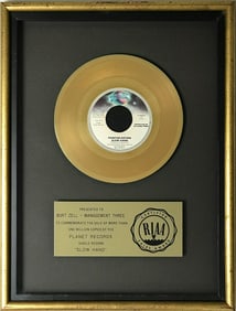 Pointer Sisters "Slow Hand" RIAA Gold Single Award