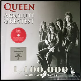 Queen Absolute Greatest Parlophone Records Award