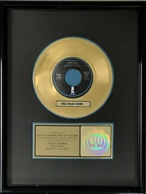 Robert Palmer "Addicted To Love" RIAA Gold Single Award