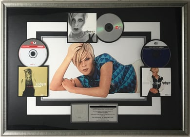 Robyn RIAA Platinum Album Award for Robyn Is Here + Singles