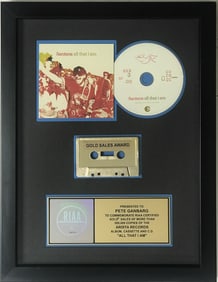 Santana All That I Am RIAA Gold Award