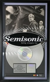 Semisonic Feeling Strangely Fine RIAA Platinum Album Award