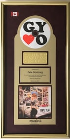 Simple Plan Get Your Heart On! CRIA Gold Album Award