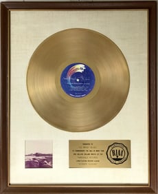 The Moody Blues 7th Sojourn RIAA Award to Moody Blues - RARE