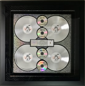 The Notorious B.I.G. Ready To Die RIAA 4x Multi-Platinum Album Award