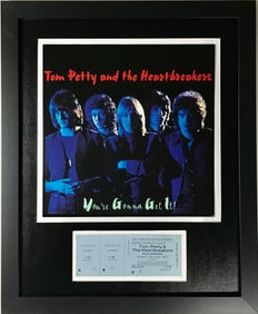 Tom Petty & the Heartbreakers Genuine 1977 Ticket Collage