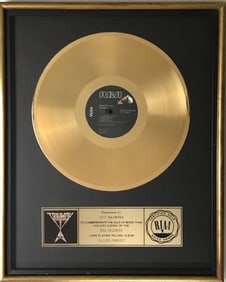 Triumph Allied Forces RIAA Gold Album Award