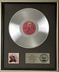 Twisted Sister Stay Hungry RIAA Platinum Album Award