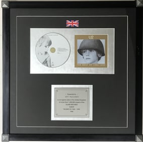 U2 Best of 1980-1990 Island Records UK Label Award