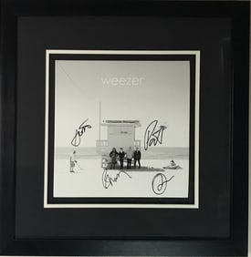 Weezer Album signed by group w/BAS LOA