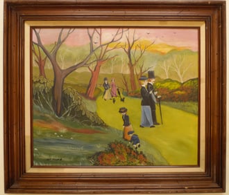 Artist :Helen Layfield Bradley  ( Untitle )  One Beatiful Afternoon