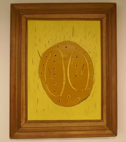 lucio Fontana :   Untitle ( Concetto Spaziale (Spatial Concept)