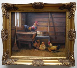 Charles Emile Jacque :   Untitle ( No Coa )