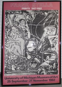 Frank Stella – Whitney Museum of American Art: Prints 1967-1982 Poster