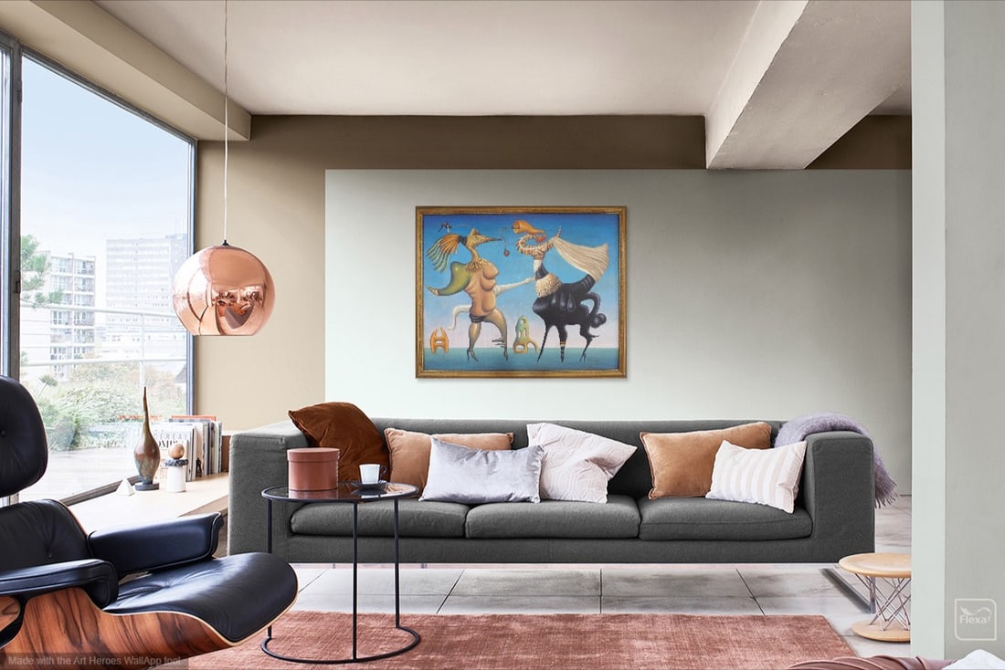 Jules Perahim (1914 - 2008): Jules Perahim (1914 - 2008): Untitle..no coa ( Atributed ) ,. Sold as is ...Medium : oil on canvas .. measurements: 24"H x 30"W...,Artist Biography : Jules Perahim, born Julius Blumenfeld, was a leadi